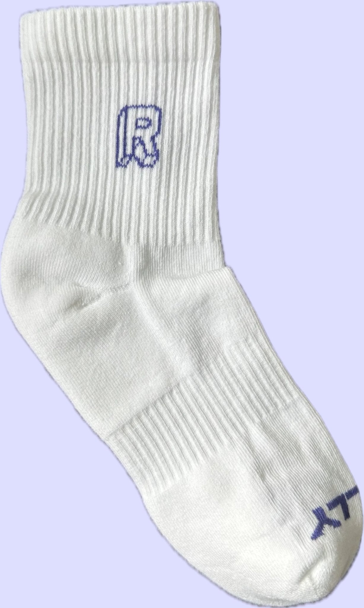 Cotton Quarter Crew Socks with RALLY logos - RALLY